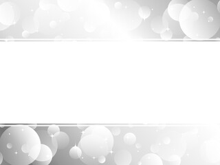 高級感のあるパーティクル背景　ホワイト＆シルバー