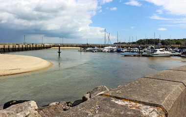 Fototapeta premium Ryde Harbour, Isle of Wight, built in 1991 