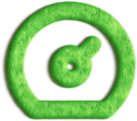 Dashboard Green Fluffy Icon