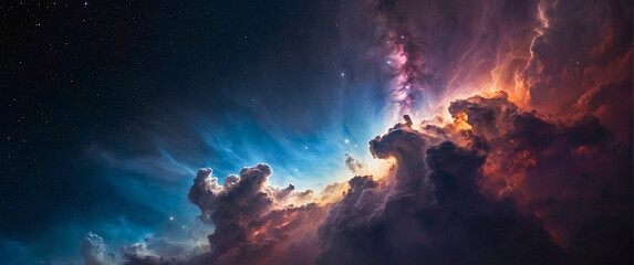 Nebulous Dreams: Discovering the Celestial Beauty of Space background wallpaper