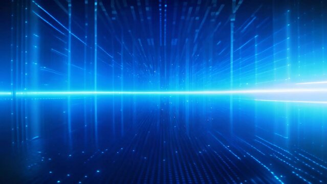 Abstract technology background with binary code. Vector illustration for your design, Abstract binary background for hackathon and other digital events, AI Generated