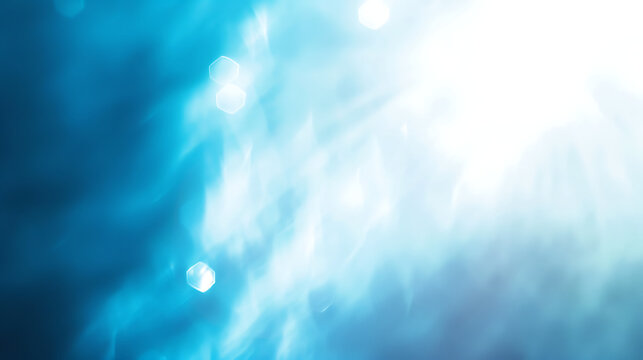 abstract background of blue waves and a water surface. Blue brush gradient texture. generative ai