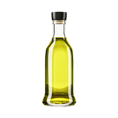 Olive oil bottle isolated on transparent a white background 