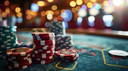 VIP casino night, high stakes and glamour