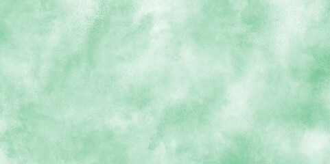 Abstract Watercolor shades blurry and defocused Cloudy Blue Sky Background, Vintage olive grunge surface backdrop. Digital paint for template or any design spring color with faint distressed vintage ,