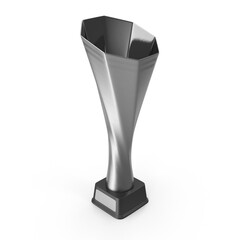 Silver Abstract Trophy Cup