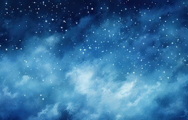 stars in a space background