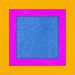colorful Square made from plasticine