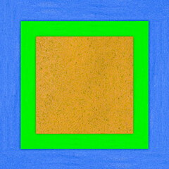 colorful Square made from plasticine