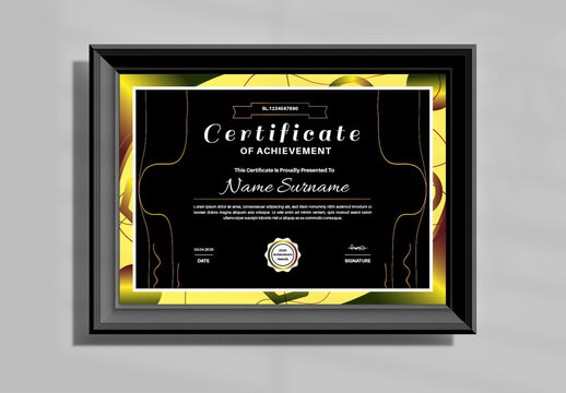 Certificate Template Design