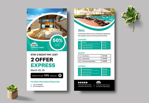 Dl Rack Flyer For Hotel