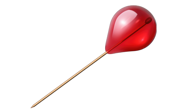 Red pin, push pin png
