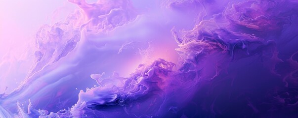 Fototapeta na wymiar Abstract purple and pink fluid art background