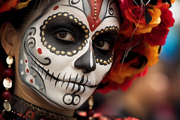 Cinco de Mayo, Mexico’s defining moment, Mexican Skull, Santa Muerte makeup