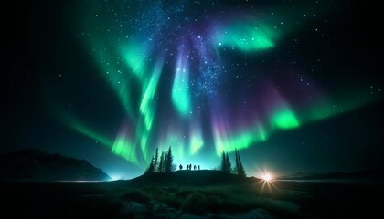 Northern lights, captured with the essence of Documentary Photography, Editorial Photography
