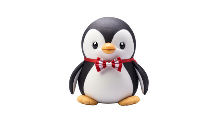 Isolated Penguin Companion with Plump Body on transparent background