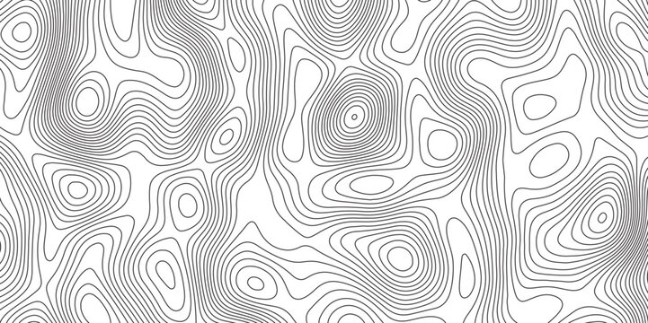 Map in Contour Line Light topographic topo contour. Vector cartography illustration.  Natural printing illustrations of maps Abstract Geometric background.