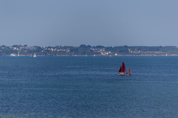 sailing boat on the sea