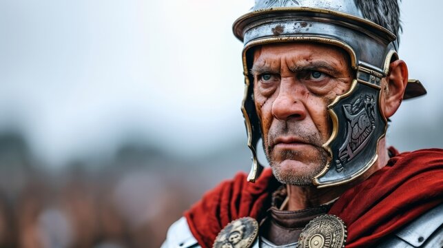 Roman Centurion in Full Regalia