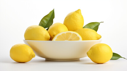 lemons in a bowl