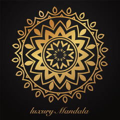luxury mandala pattern background, circular pattern vector design