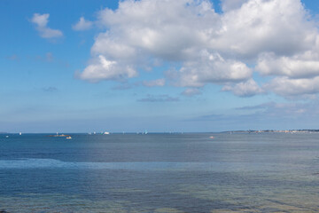 Obraz premium view of the sea and clouds
