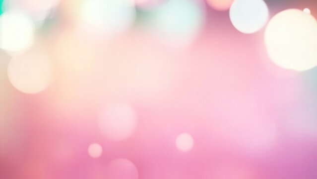 Blurred Maroon mint green, peach orange and white silver colors bokeh background