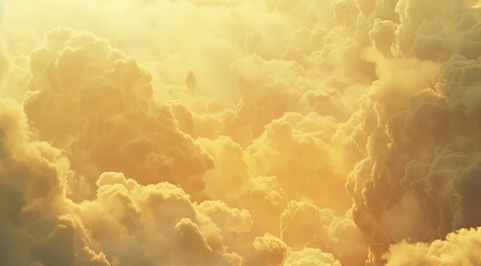 Realistic Shot of an Animated Sky Filled with Clouds

 - obrazy, fototapety, plakaty