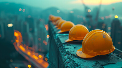 Construction Zone: Hard Hats on Concrete Horizon