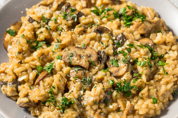 Healthy Italian Mushroom Risotto