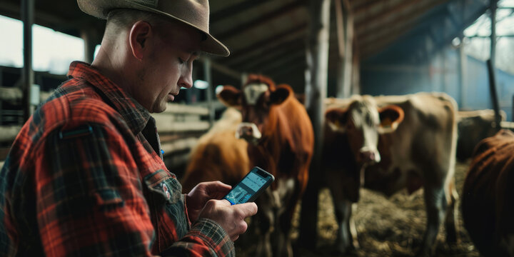 Digital Livestock Management: Farmer's Smartphone Surveillance