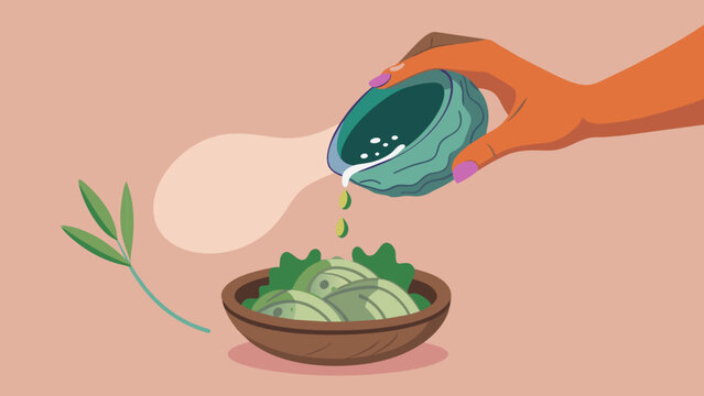  A hand pouring a small amount of smudging herbs into a traditional abalone shell ready to be lit and used for energy cleansing and
