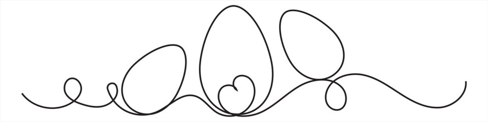 Egg vector design for Easter in line art style . Vector illustration. EPS 10