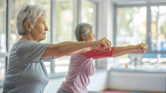 Empowered Seniors Embracing Fitness in Nurturing Environment