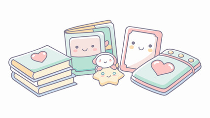 Adorable Baby Books Sticker Fun, Lovely Pastel Art, and Sweet Sketches