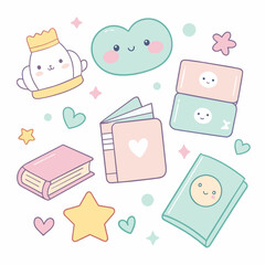 Adorable Baby Books Sticker Fun, Lovely Pastel Art, and Sweet Sketches