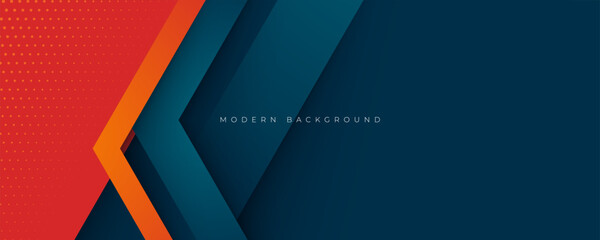 Modern background colorful arrow shape decorative design vector