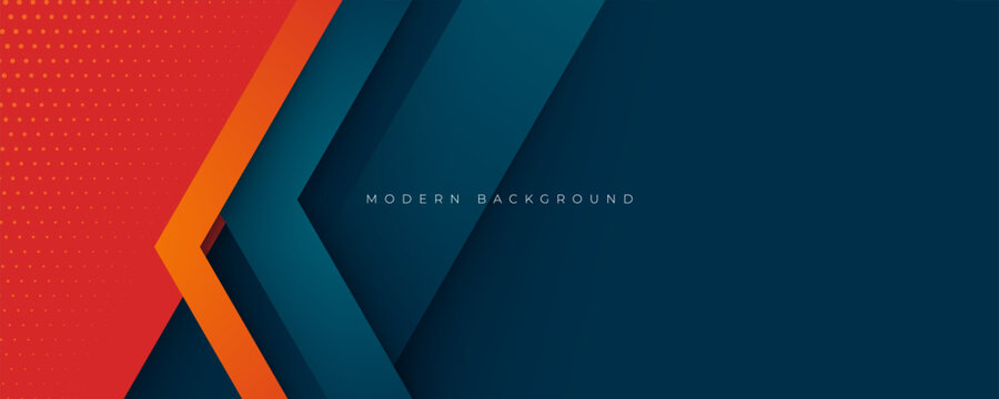 Modern background colorful arrow shape decorative design vector