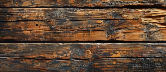 Aged wooden texture for background design.
