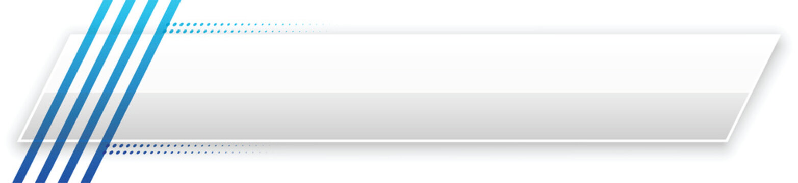 Infographic lower third tile modern banner