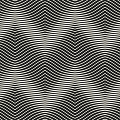 Monochrome Optical Graphic Textured Pattern