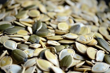 handful of pumpkin seeds, gym balls scarcely noticeable