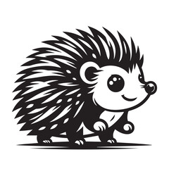 hedgehog silhouette image ,hedgehog silhouette clipart ,hedgehog silhouette ,hedgehog silhouette png  © Kinza