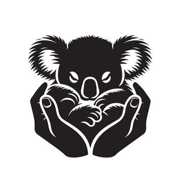 recommend clip art: koala silhouette image ,koala silhouette svg ,koala silhouette art ,koala silhouette png 
