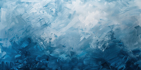 Obraz premium abstract background with shades of blue acrylic paint