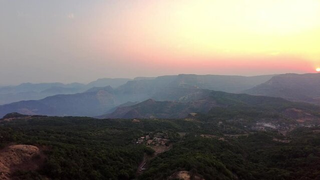 24 March 2024, Pratapgad: Historic Maratha fort, one of the Most crucial forts of Shivaji Maharaj, Near Mahabaleshwar, Maharashtra, India.
