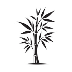 wheat tree simple vector logo - 015