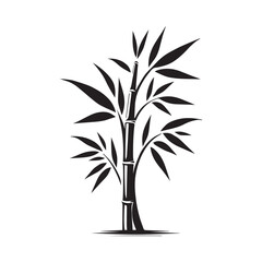 wheat tree simple vector logo - 016