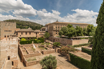 Fototapeta na wymiar Alhambra Palace, Granada, Spain.