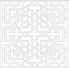 Adobe Illustrator Artwork modern minimalist vector background pattern labyrinth design sketch illustration
